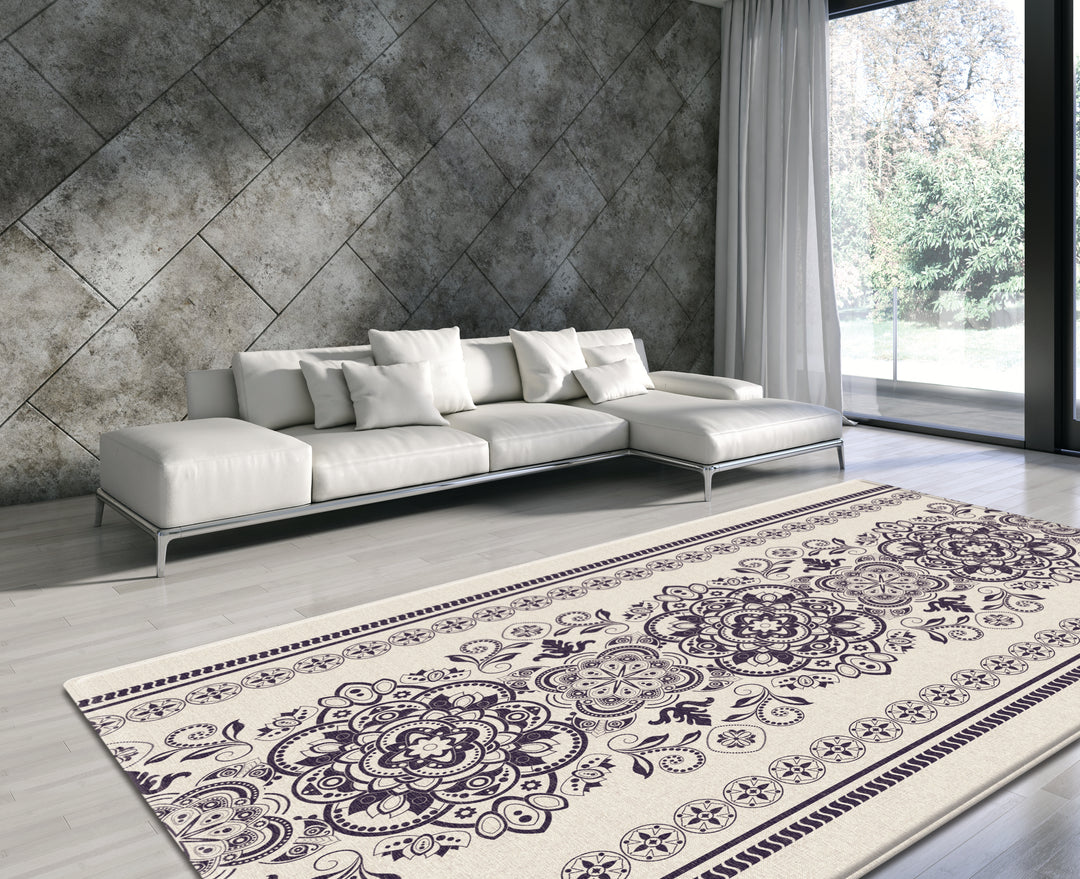 DecorSoft Modern Area Rug - Venetian