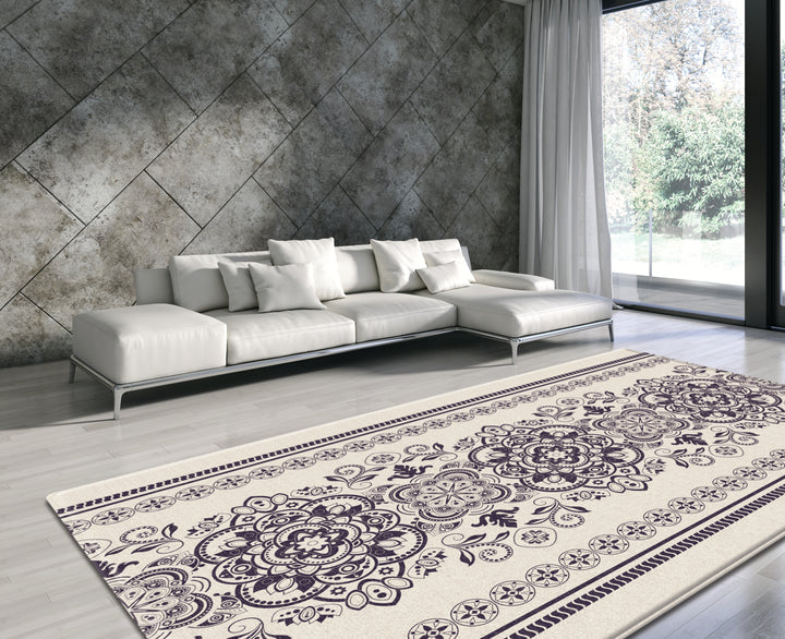 DecorSoft Modern Area Rug - Venetian